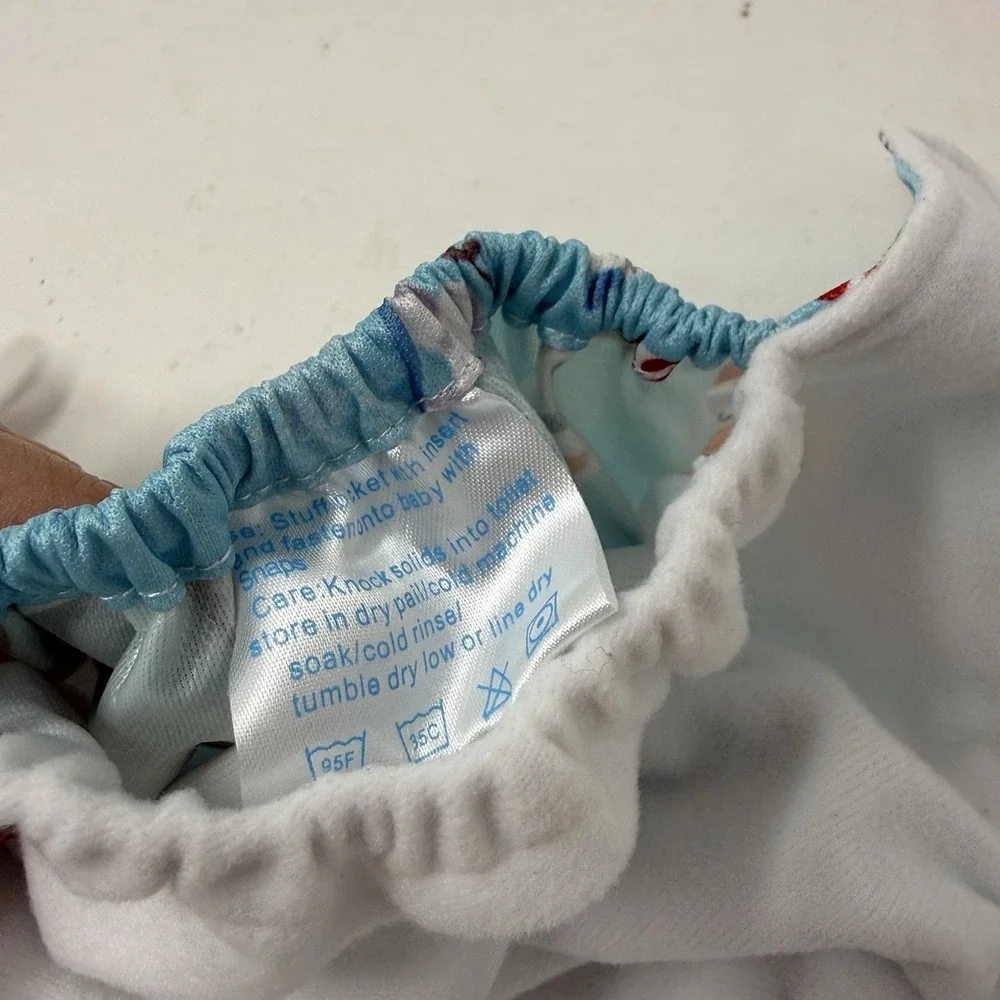 Olaf w Santa Hat Frozen Pocket Diaper Cloth Diapers One Size Adjustable Washable